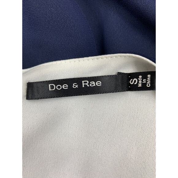 Doe Rae Dress Women Small Navy Blue Fairy Whimsygoth Mesh Lace Party Event - Picture 5 of 10